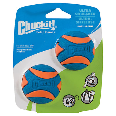 Chuckit! Ultra Squeaker Ball Small 2 Pack