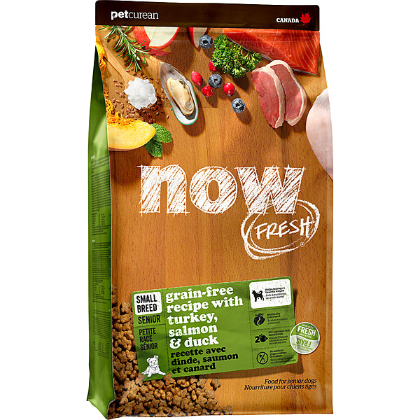 Now Fresh Senior Small Breed Turkey, Salmon & Duck Grain-Free Recipe 6lb