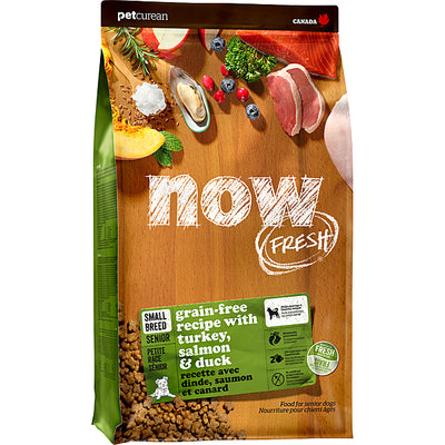 Now Fresh Senior Small Breed Turkey, Salmon & Duck Grain-Free Recipe 12lb