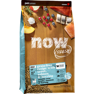 Now Fresh Adult Cat Trout, Salmon & Herring Grain-Free Recipe 3lb