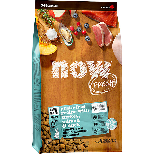 Now Fresh Puppy Large Breed Turkey, Salmon & Duck Grain-Free Recipe 12lb
