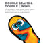 Outward Hound Durablez Snake Orange & Blue | 6 Squeaks