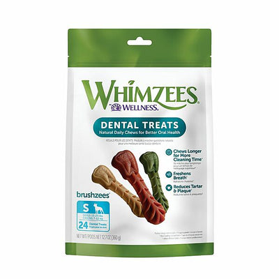 Wellness Whimzees Brushzees Small 24 Pack