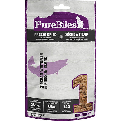 PureBites Freeze Dried Ocean Whitefish Cat Treats 20g
