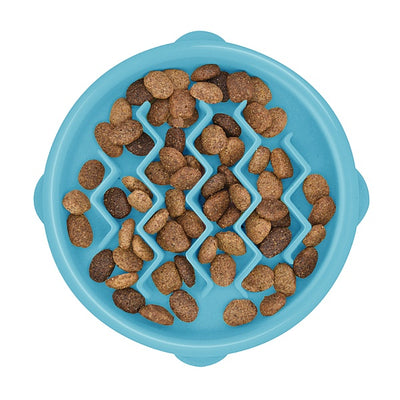 PetStages Kitty Slow Feeder Blue