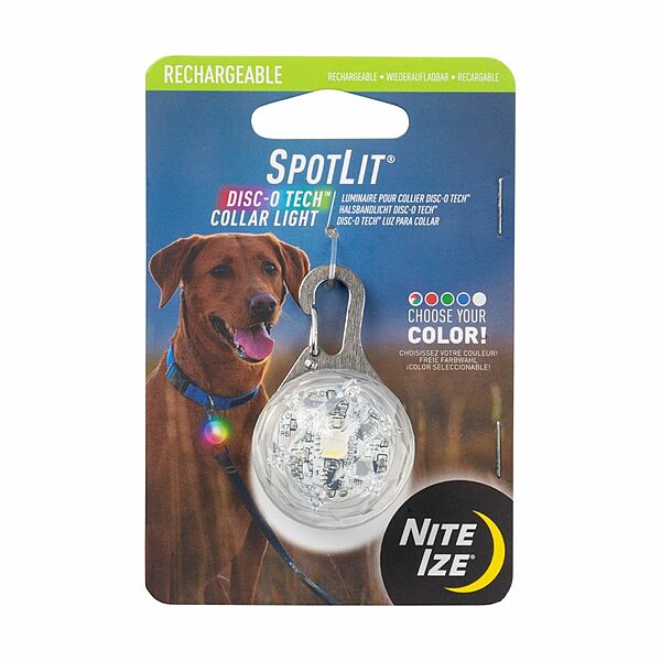 Nite Ize SpotLit Rechargeable Collar Light Jewel