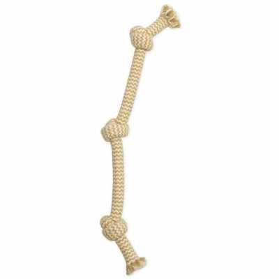 Mammoth Extra Peanut Butter 3 Knot Tug Medium 20"