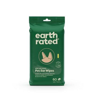 Earth Rated Ear Wipes 5x5 inches 60 Pack