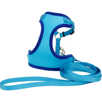 Coastal Comfort Soft Harness & Lead 6' Blue