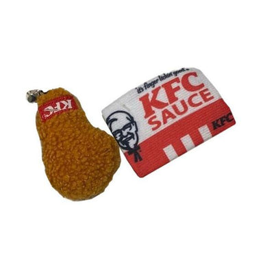 Spot KFC Sauce Pack & Drumstick w/ Catnip 2 Pack