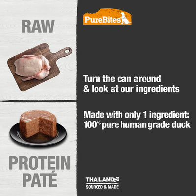 PureBites Duck Pate for Dogs 71g