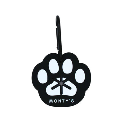 Monty's Silicone Used Poop Bag Handsfree Holder - Black