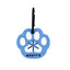Monty's Silicone Used Poop Bag Handsfree Holder - Blue