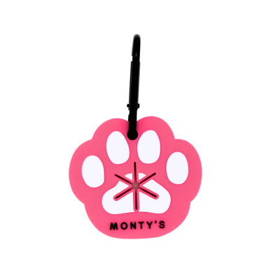 Monty's Silicone Used Poop Bag Handsfree Holder - Pink