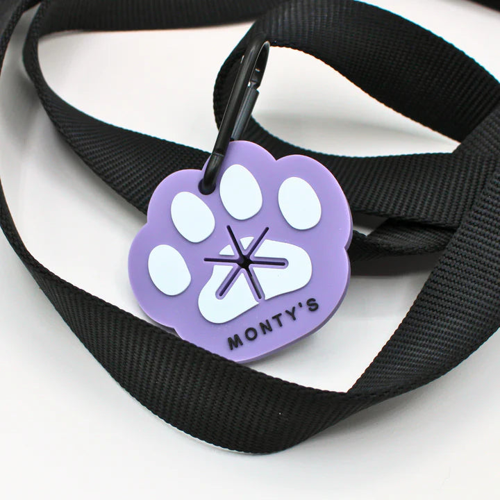 Monty's Silicone Used Poop Bag Handsfree Holder - Purple