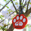 Monty's Silicone Used Poop Bag Handsfree Holder - Red