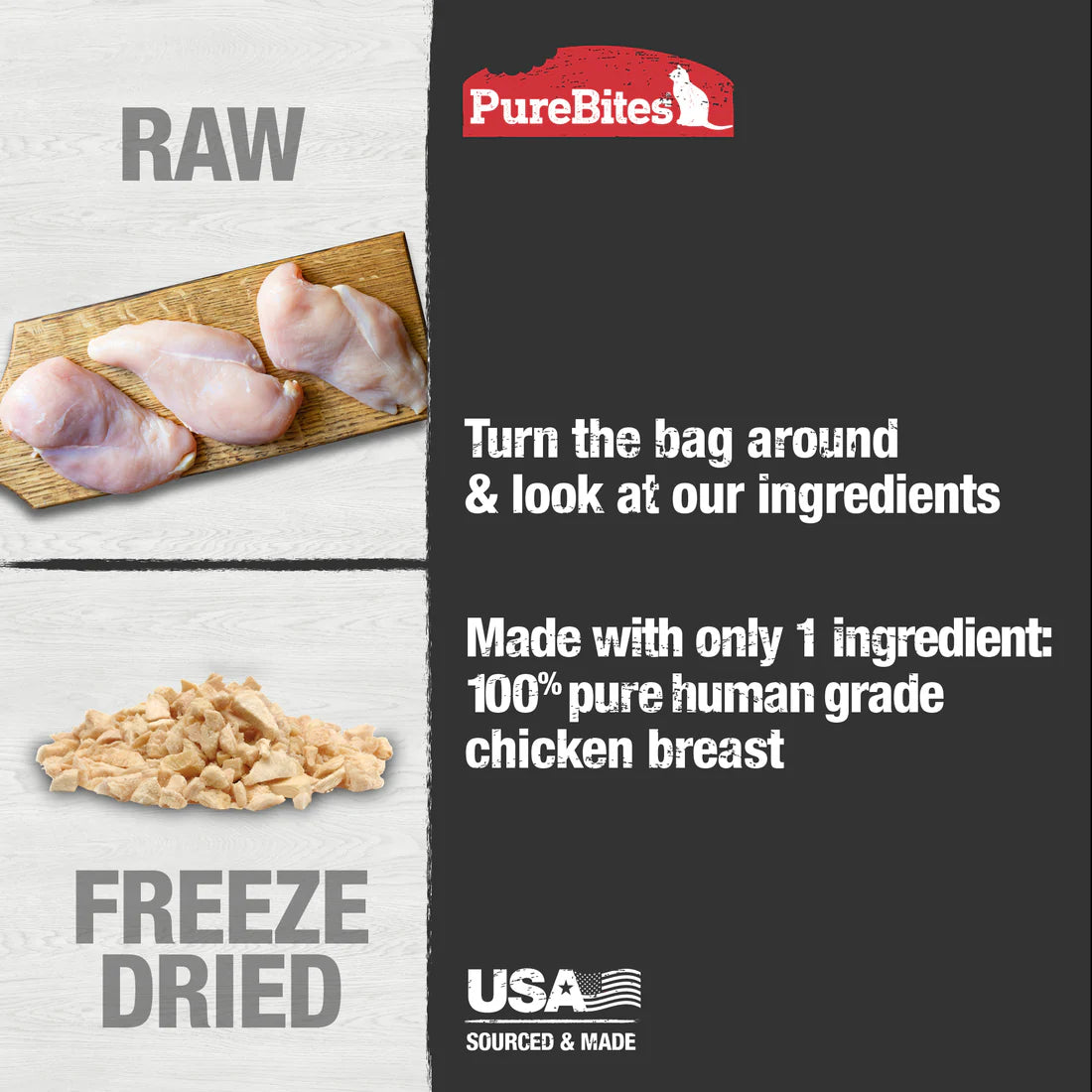 PureBites Chicken Freeze Dried Cat Treats 31g