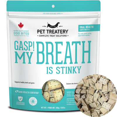 Granville Pet Treatery Gasp! My Breath is Stinky - Nutra Bites Oral Health Supplement For Dogs 240g