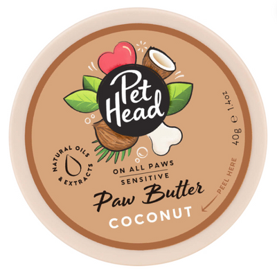 Pet Head Paw Butter with Shea Butter for Sensitive Dogs 40g