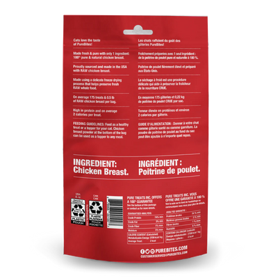 PureBites Chicken Freeze Dried Cat Treats 31g