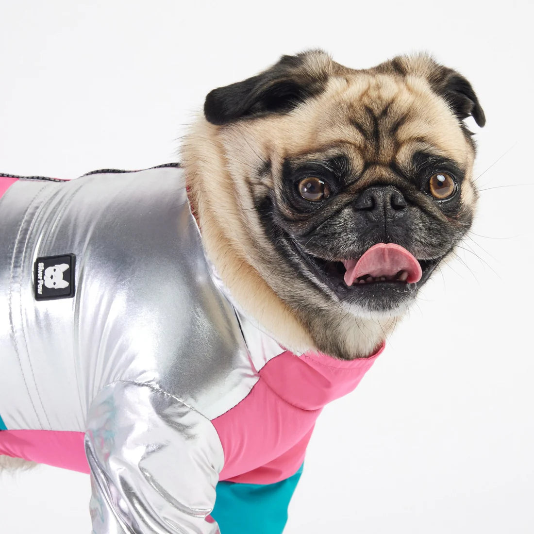 Silver Paw Pink Ricki Dog Tracksuit - Small