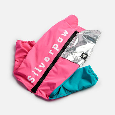 Silver Paw Pink Ricki Dog Tracksuit - Extra Small