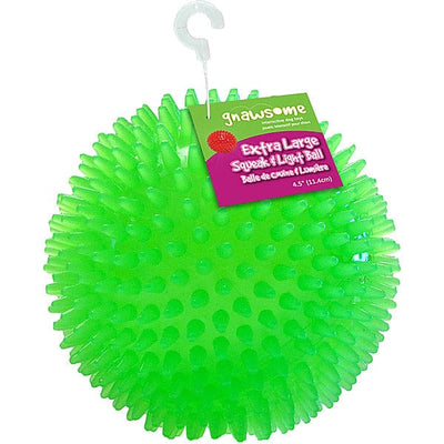 Gnawsome Extra Large Squeak & Light Ball - Large 4.5"