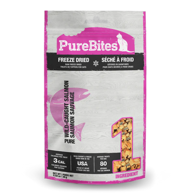 PureBites Salmon Freeze Dried Cat Treats 26g