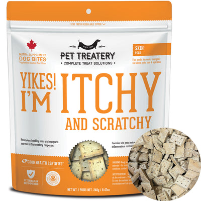 Granville Pet Treatery Yikes! I'm Itchy and Scratchy -  Nutra Bites Skin & Coat Supplement For Dogs 240g