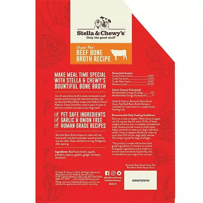 Stella & Chewy's Bountiful Bone Broth Cage-Free Beef Recipe 16oz
