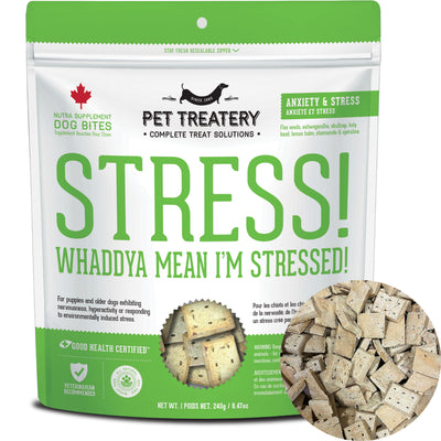 Granville Pet Treatery Stress! Whaddya Mean I'm Stressed! - Nutra Bites Calming Supplement For Dogs 240g