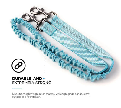 Silver Paw Blue Hands Free Dog Leash