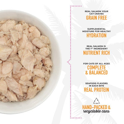 Tiki Cat Luau Wild Salmon Recipe 2.8oz