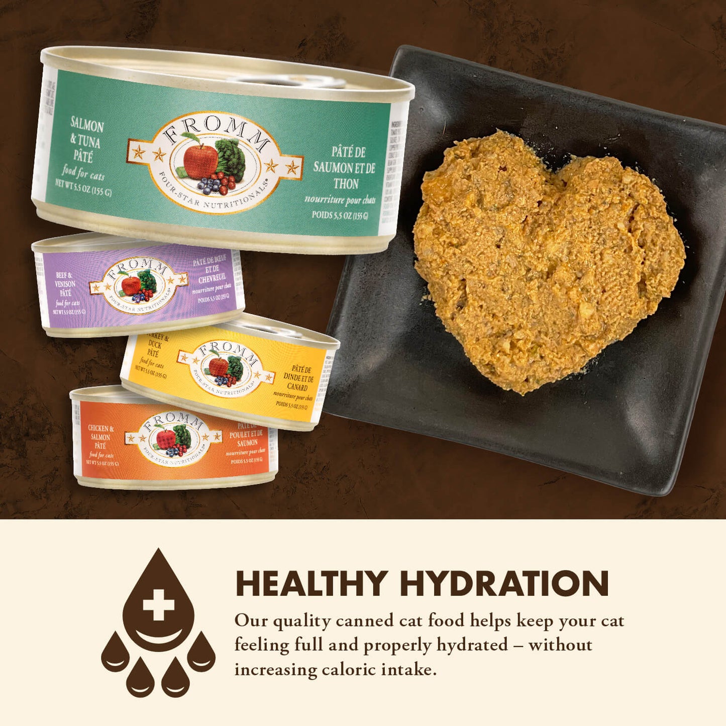 Fromm Four Star Salmon & Tuna Pate 5.5oz