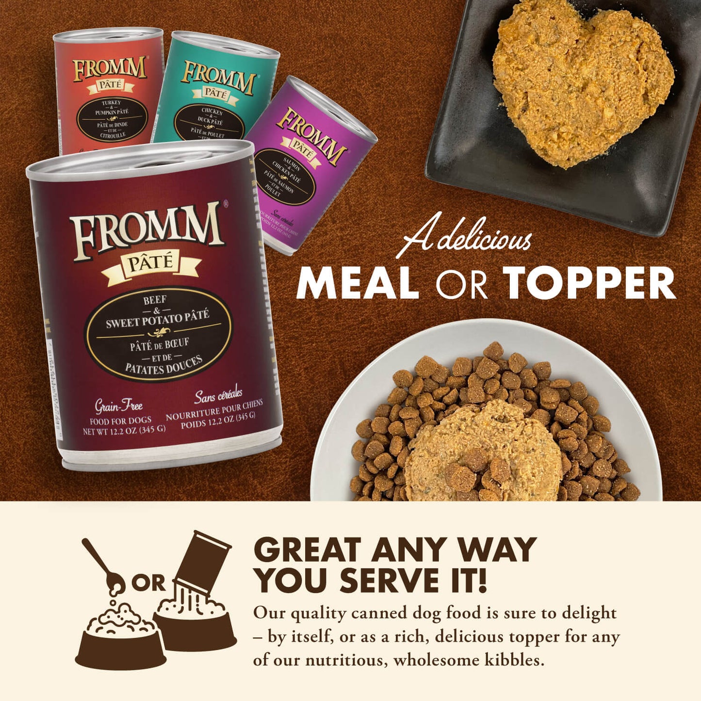 Fromm Beef & Sweet Potato Pâté 345g