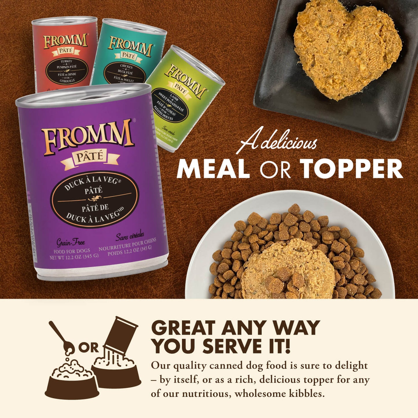 Fromm Duck À La Veg Pâté 345g