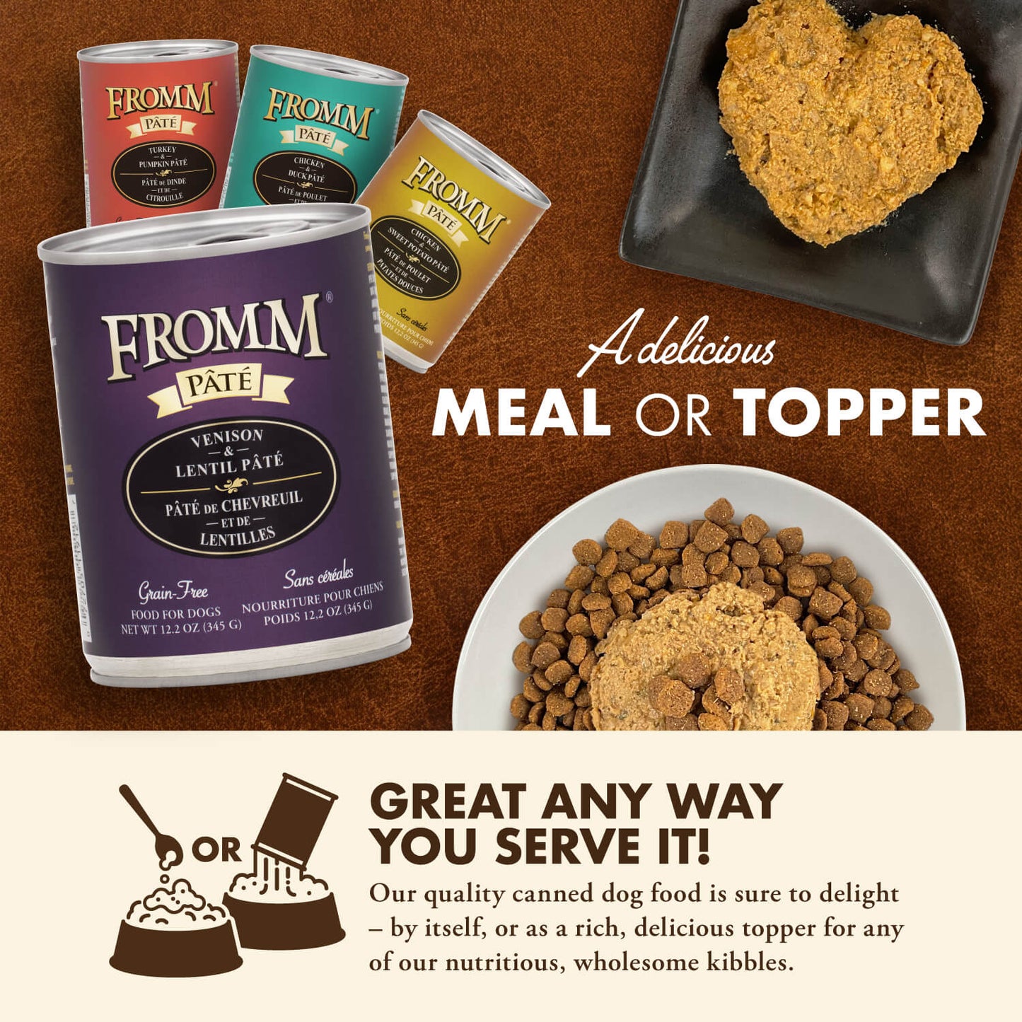 Fromm Venison & Lentil Pâté 345g