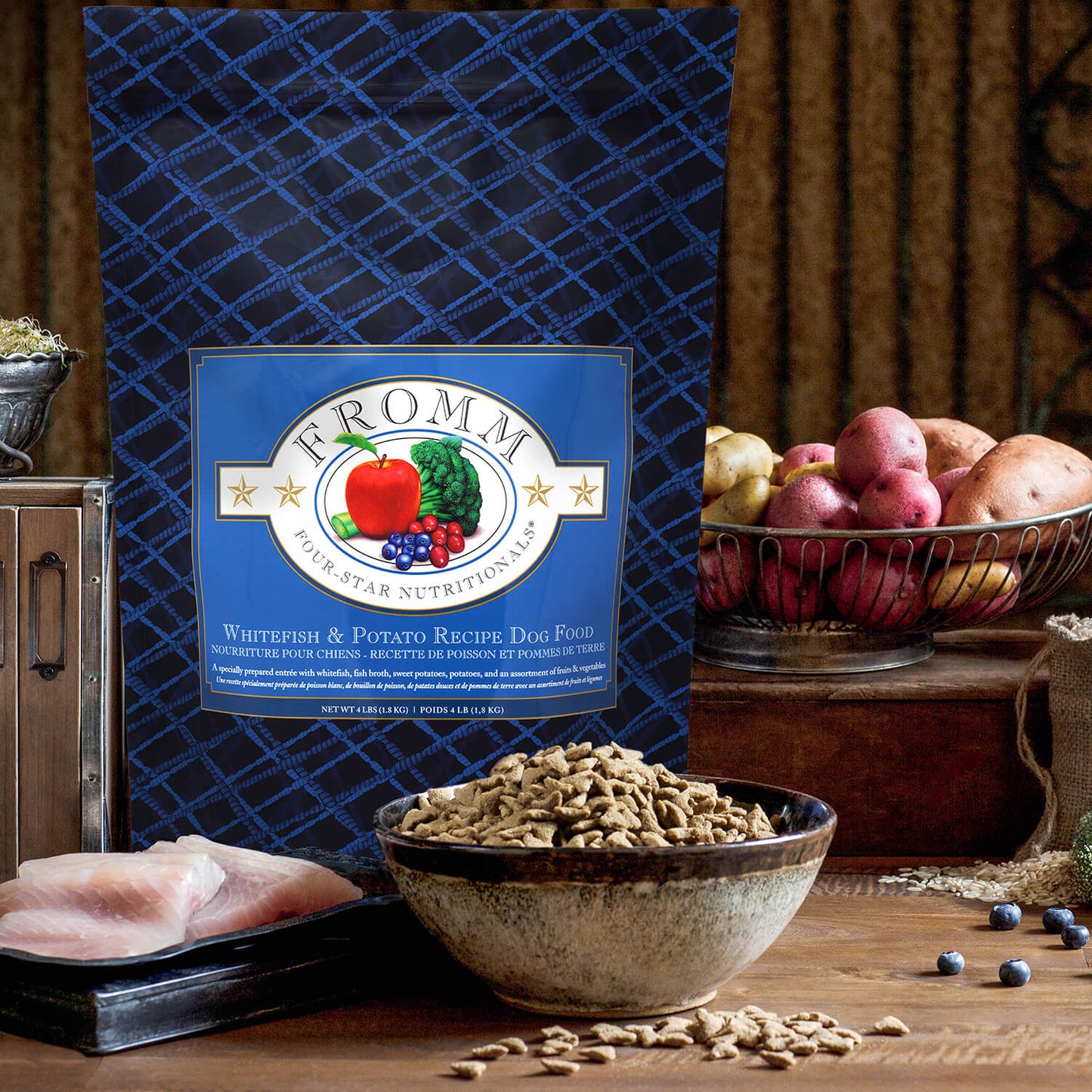 Fromm Four Star Whitefish & Potato Recipe 1.8kg