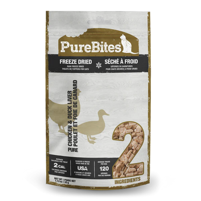 PureBites Chicken & Duck Freeze Dried Cat Treats 32g