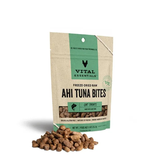 Vital Essentials Freeze-Dried Raw Ahi Tuna Bites 31g