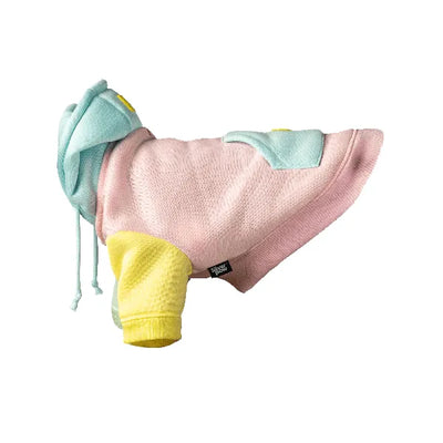 Silver Paw Pink Venice Dog Hoodie - Large