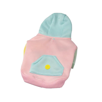 Silver Paw Pink Venice Dog Hoodie - Large