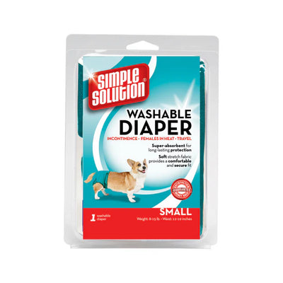 Simple Solution Washable Female Dog Diaper - Small