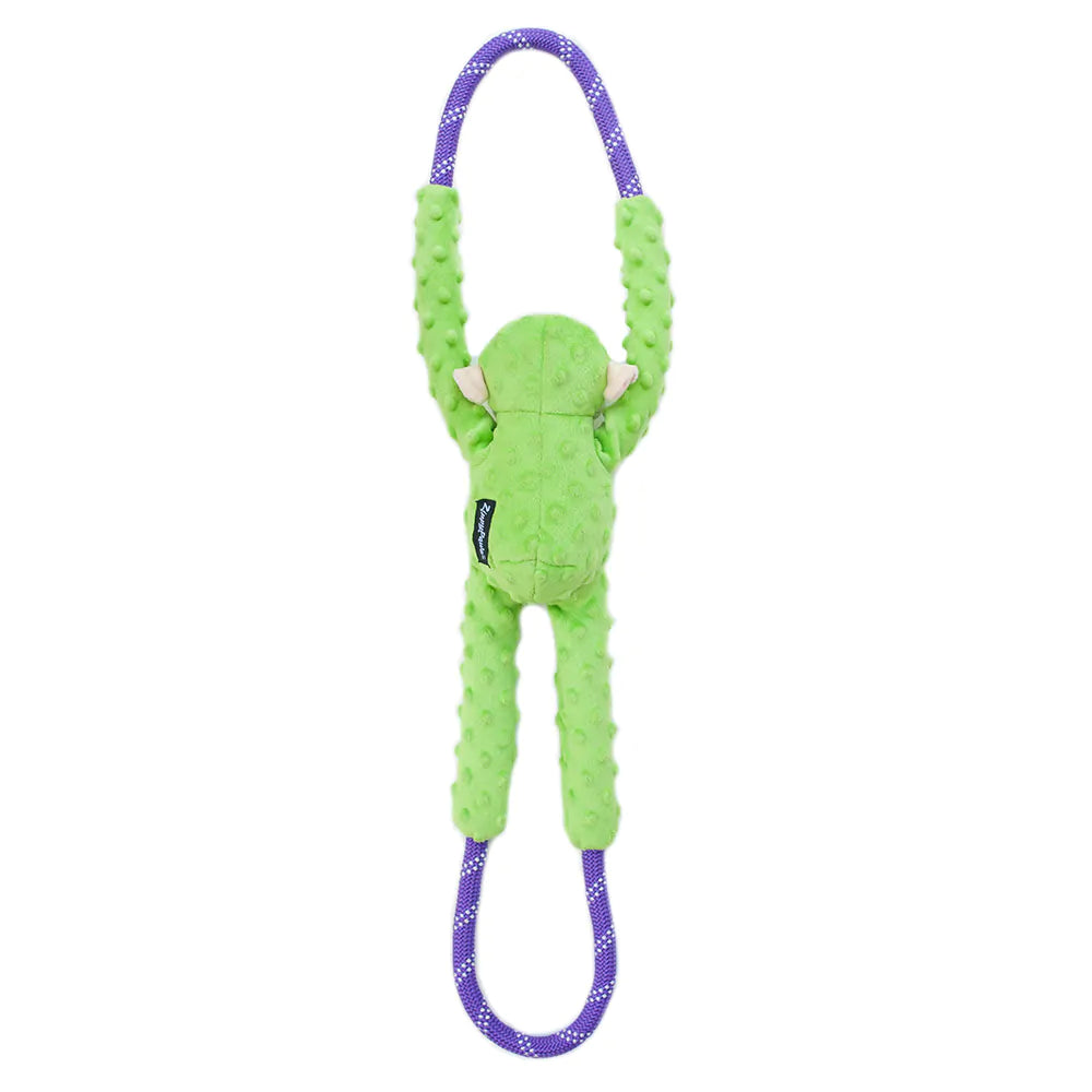 ZippyPaws Monkey RopeTugz – Green