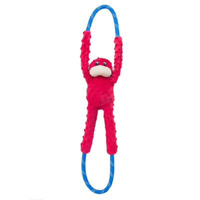 ZippyPaws Monkey RopeTugz – Red